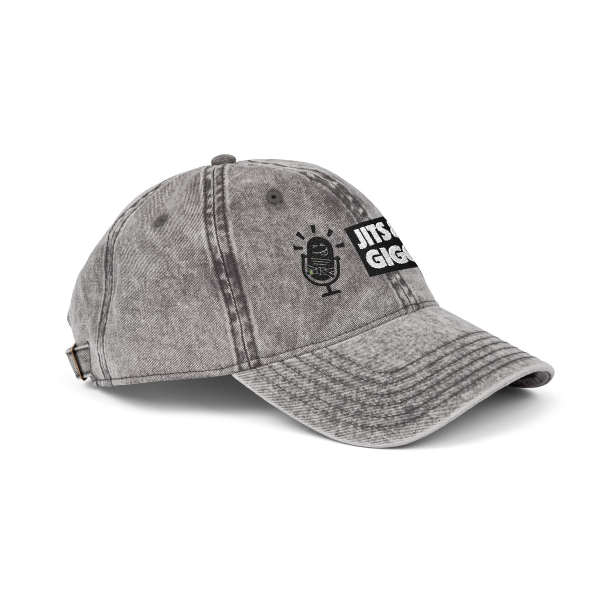 Vintage Embroidered Cap - Jits & Giggles Podcast Hat