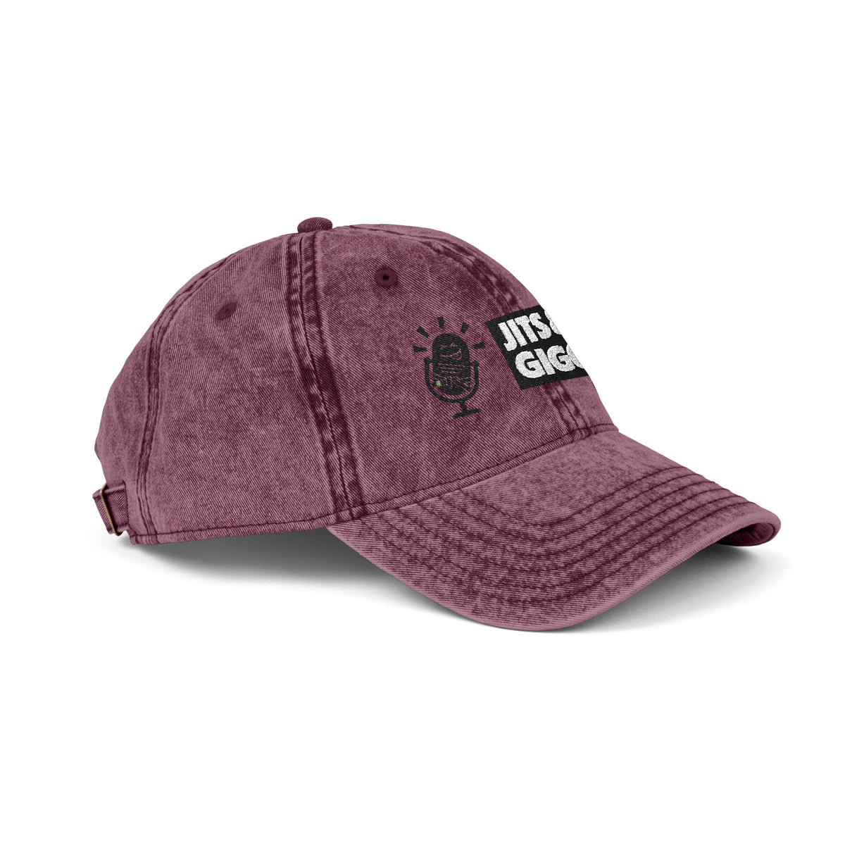 Vintage Embroidered Cap - Jits & Giggles Podcast Hat