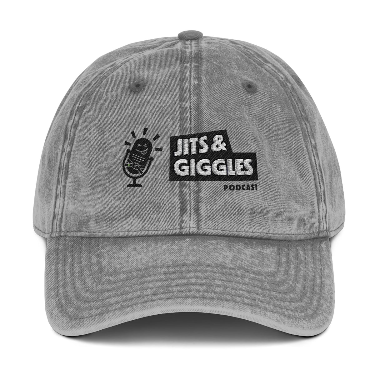 Vintage Embroidered Cap - Jits & Giggles Podcast Hat