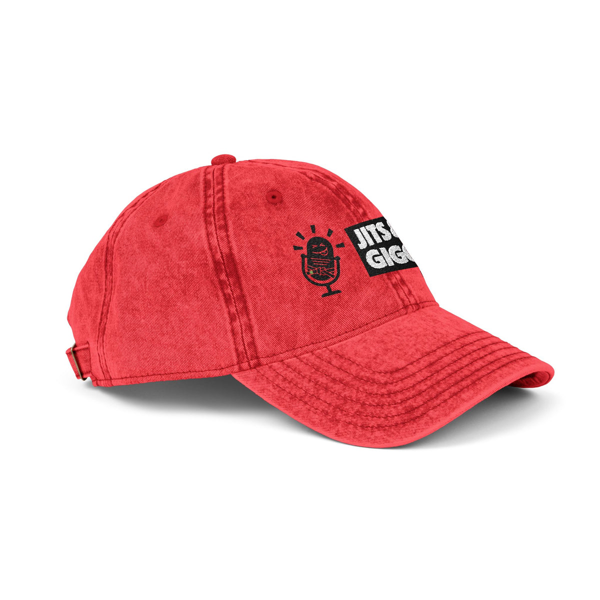 Vintage Embroidered Cap - Jits & Giggles Podcast Hat